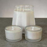 Load image into Gallery viewer, White Scented Candle Trio Set