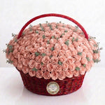 Load image into Gallery viewer, Blush Royale Basket of 500 Pink Roses