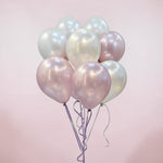 Load image into Gallery viewer, Pearl Pink & White Balloon Bouquet