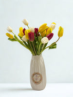 Load image into Gallery viewer, Vibrant Spring: Multicolor Tulip Vase Arrangement