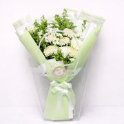 Verdant Whisper – A Symphony of White & Green