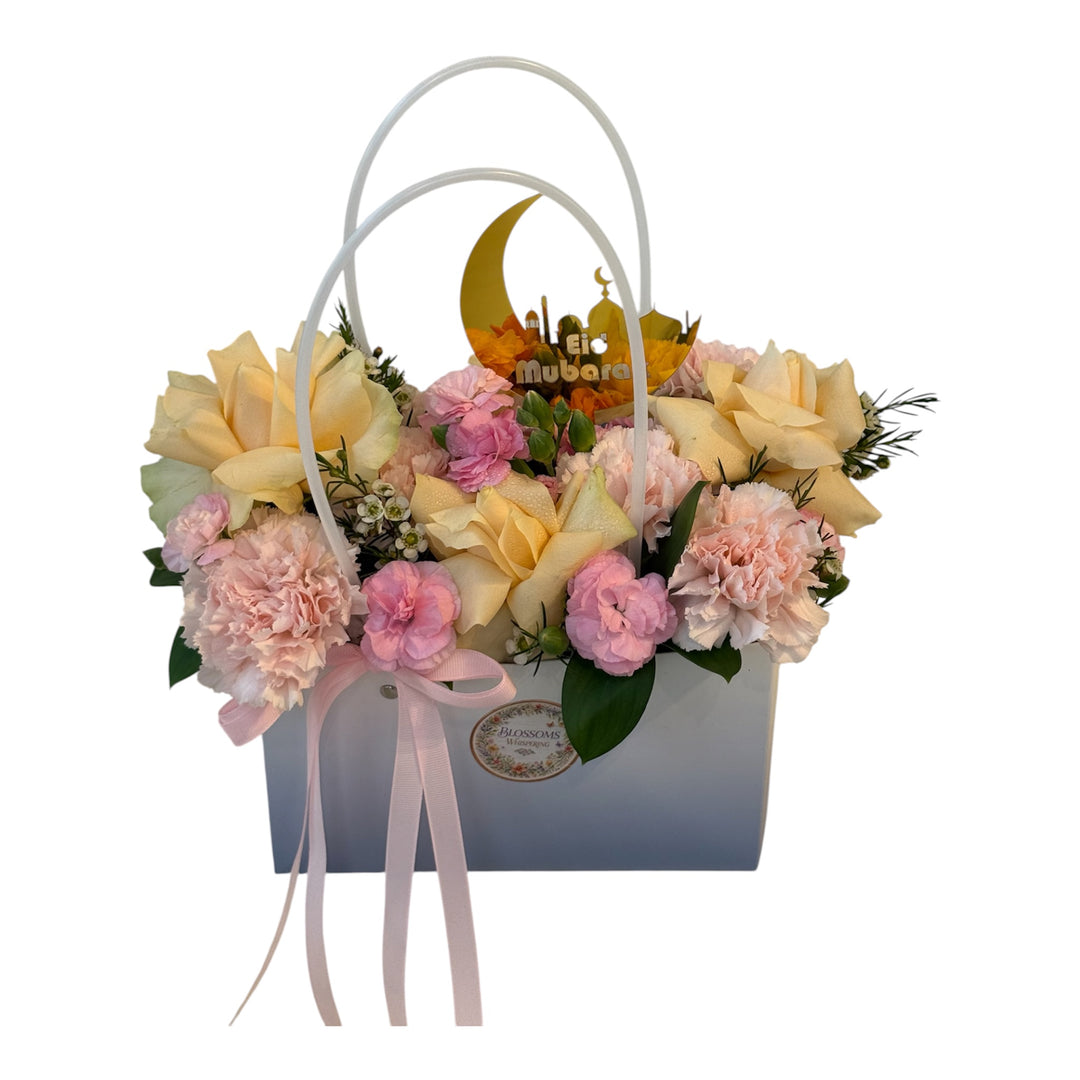 Eid Mubarak Flower Gift Bag