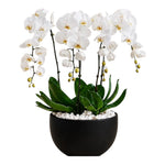 Load image into Gallery viewer, Grand White Orchid Planter