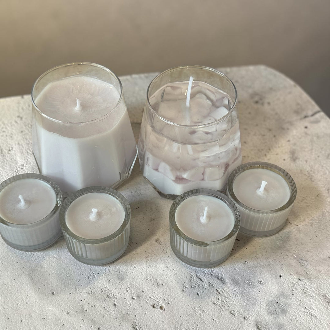 White Luxury Candle Gift Set