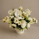 Load image into Gallery viewer, Ivory Elegance Ceramic Vase Arrangement