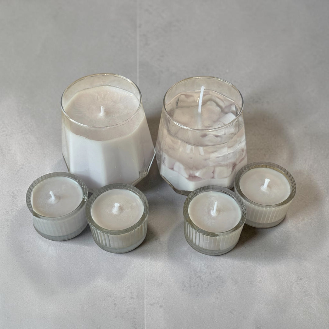 White Luxury Candle Gift Set