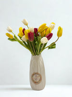 Load image into Gallery viewer, Vibrant Spring: Multicolor Tulip Vase Arrangement