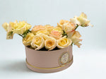 Load image into Gallery viewer, Champagne Dreams: Premium Rose Box Arrangement