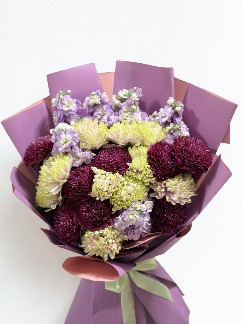 Amethyst Dream Chrysanthemum Bouquet