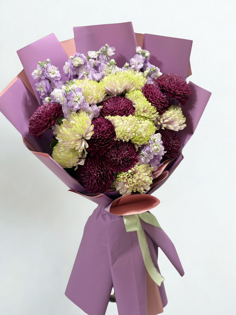 Amethyst Dream Chrysanthemum Bouquet