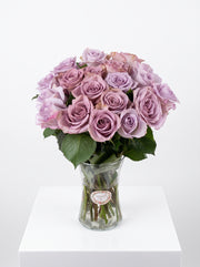 Lavender Rose Vase Arrangement