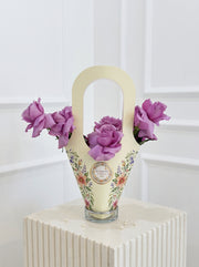 Purple Rose Handbag Arrangement