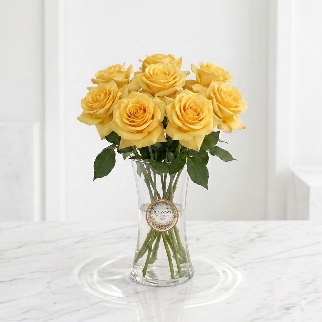 Golden Sunshine Vase