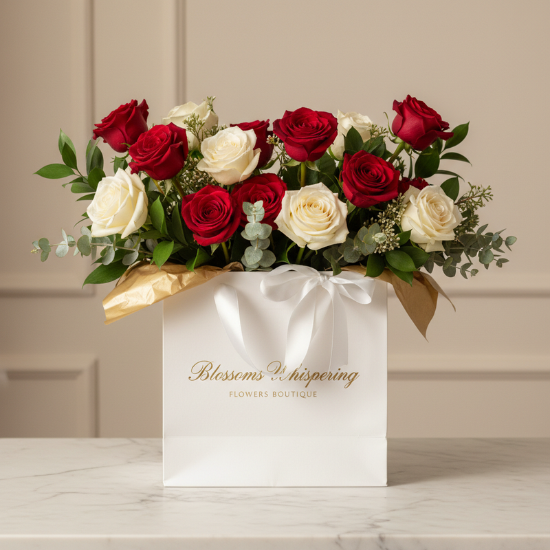 Blossoms Whispering Realistic UAE National Day Bag