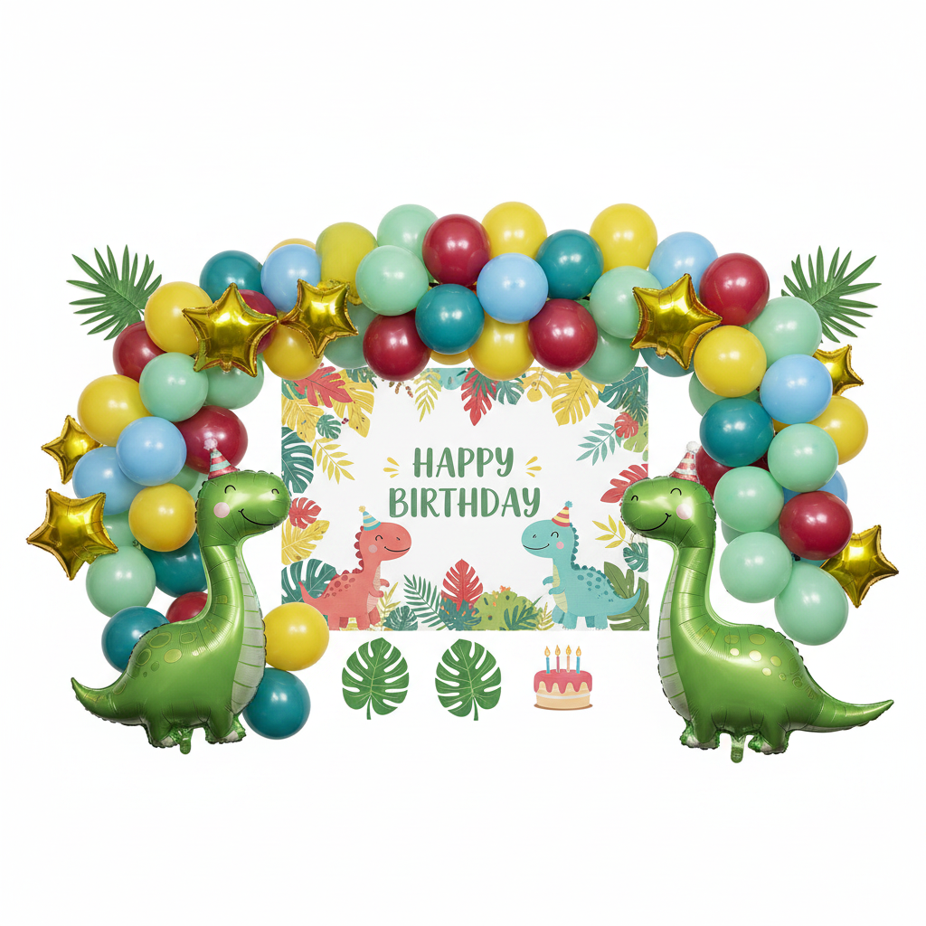 Dinosaur Birthday Balloon Kit