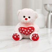 Classic Love White & Red Plush Teddy