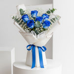 Load image into Gallery viewer, Blue Roses Bouquet