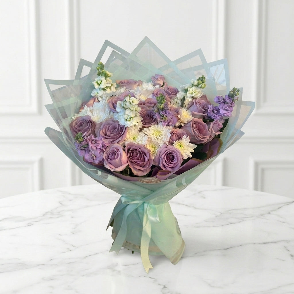Purple Majesty Mixed Floral Bouquet