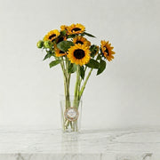 Golden Radiance Sunflower Vase