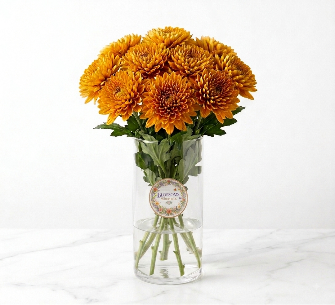 Golden Charm Chrysanthemum Arrangement