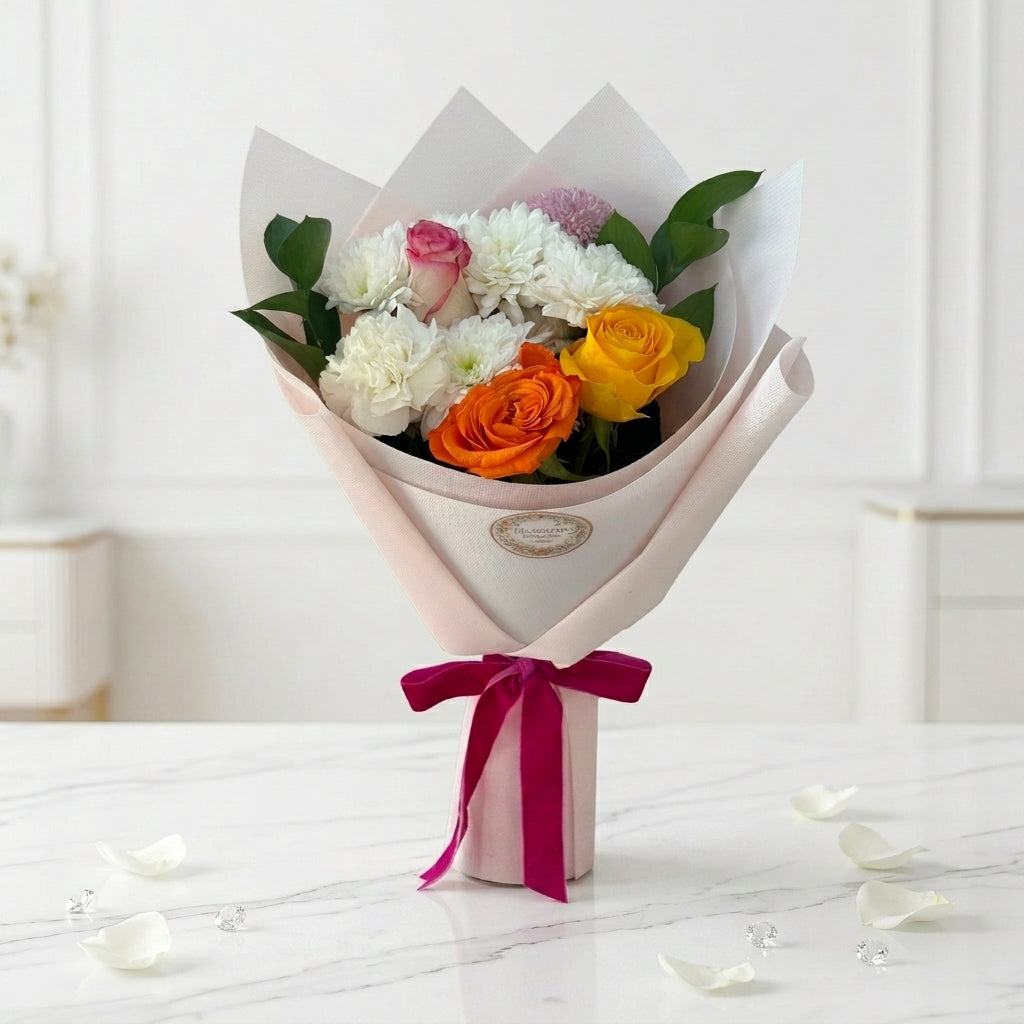 Fresh Mixed Flowers Elegant Bouquet