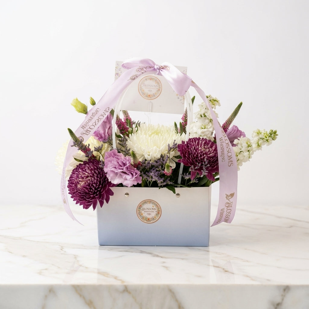 Lavender Grace Flower Bag