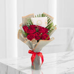 Load image into Gallery viewer, Timeless Red Roses Floral Bouquet