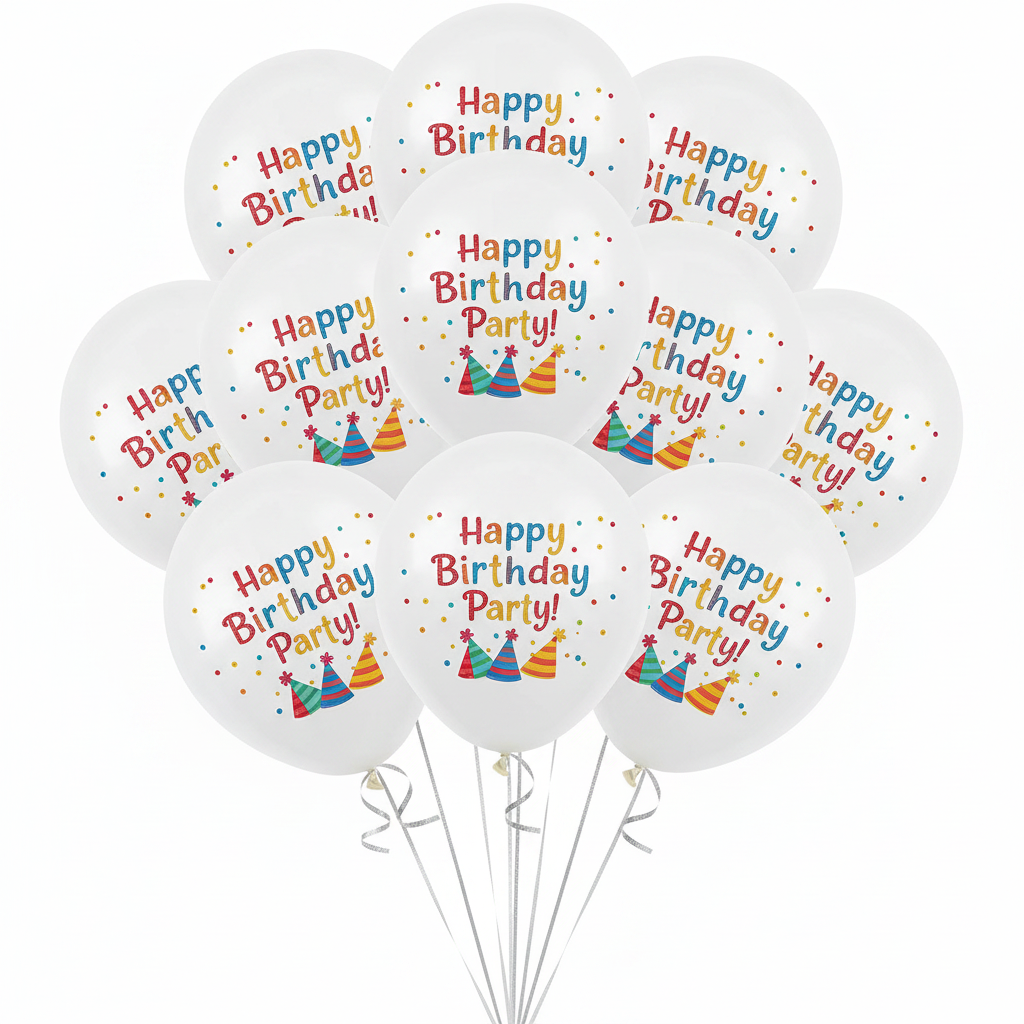 Happy Birthday Party Balloons