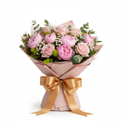 Eid Mubarak Bouquet - Blush Pink & Gold