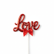 Love Red Cake Topper