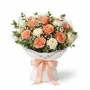 Peach Cream Bouquet