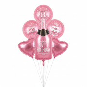 Pink Birthday Foil Set