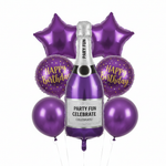 Load image into Gallery viewer, Purple Birthday Foil Set