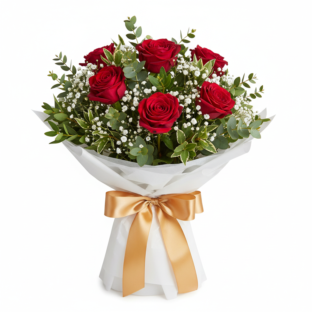 Red Gold Eid Bouquet